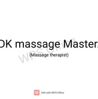 Masseuse Dk.Msg master